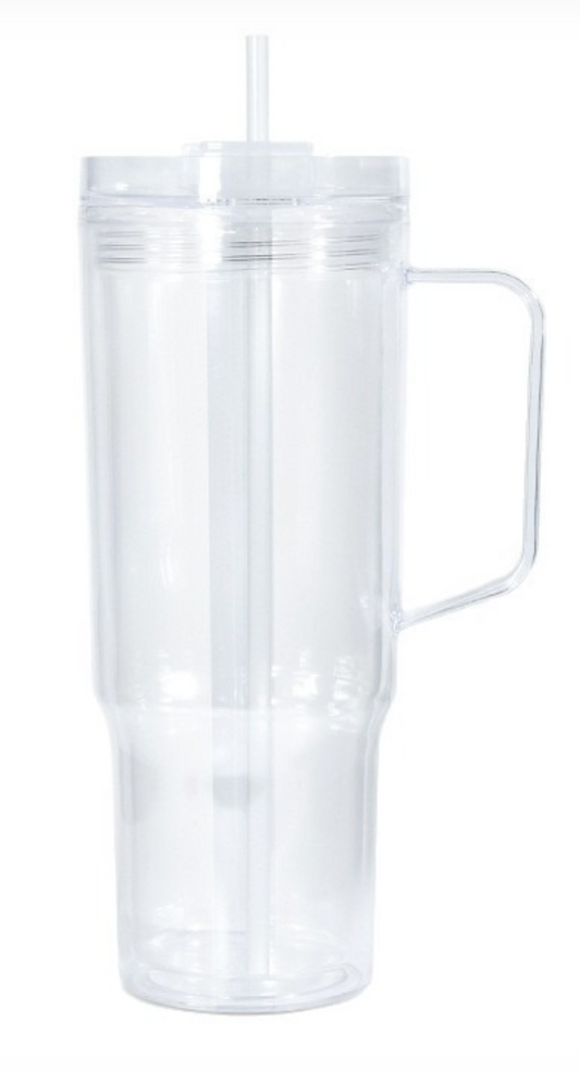 40 oz. Acrylic Snow Globe cup