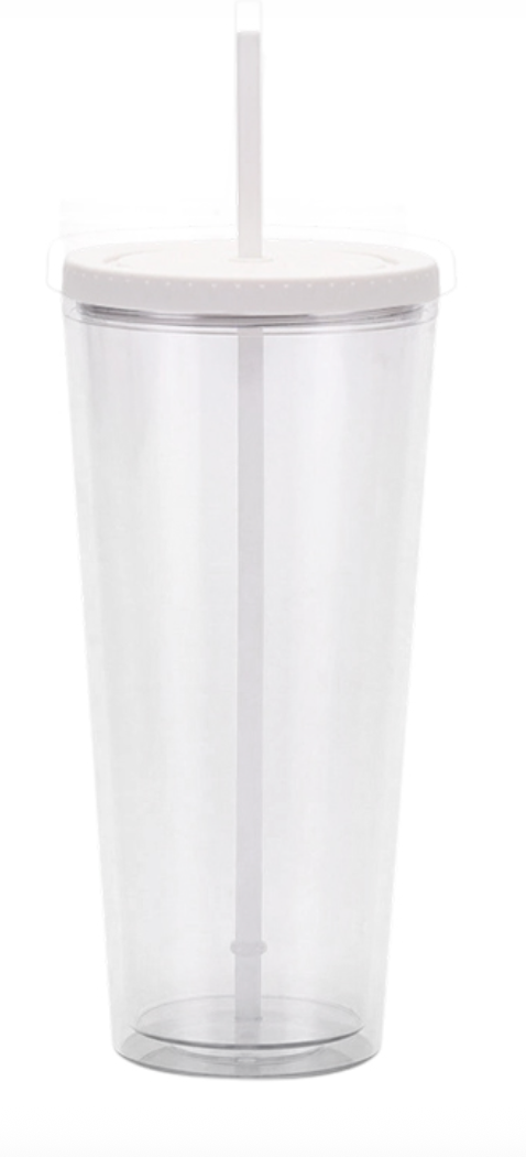 24 oz. Acrylic Snow Globe cup