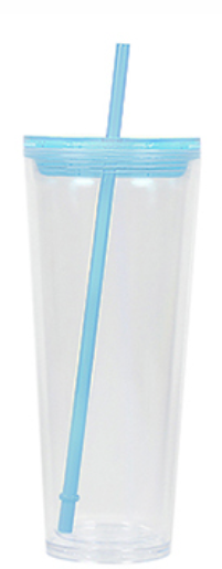 24 oz. Acrylic Snow Globe cup