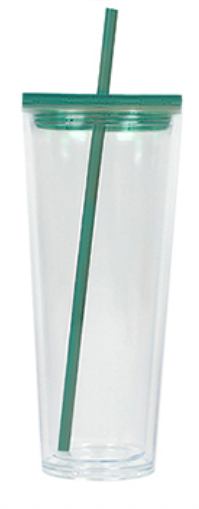 24 oz. Acrylic Snow Globe cup